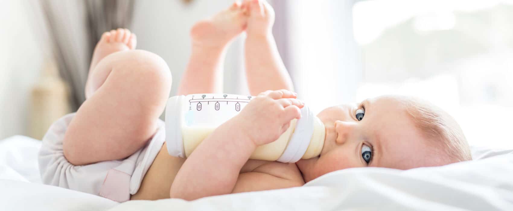 Zubereitung einer Babyflasche
