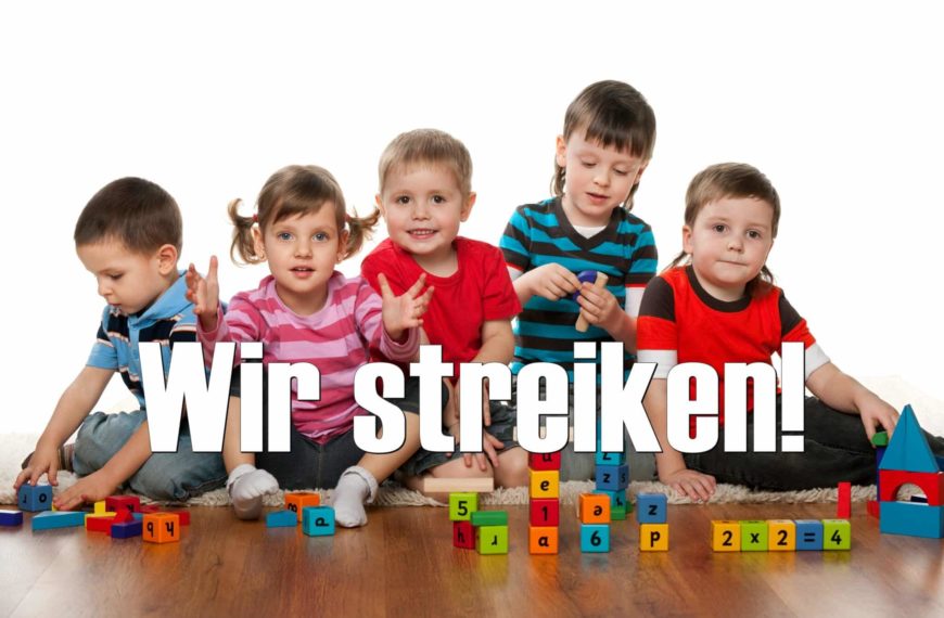 Kindergarten im Streik
