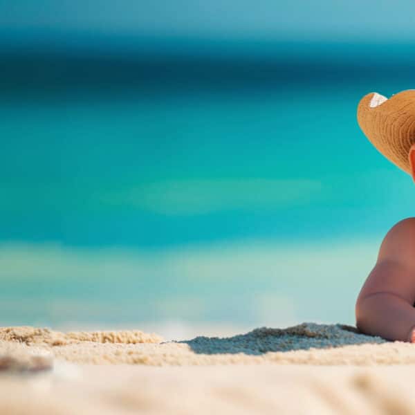 Sommer und Hitze mit Baby