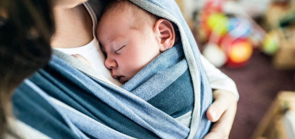 Mutter und Baby nach der Entbindung