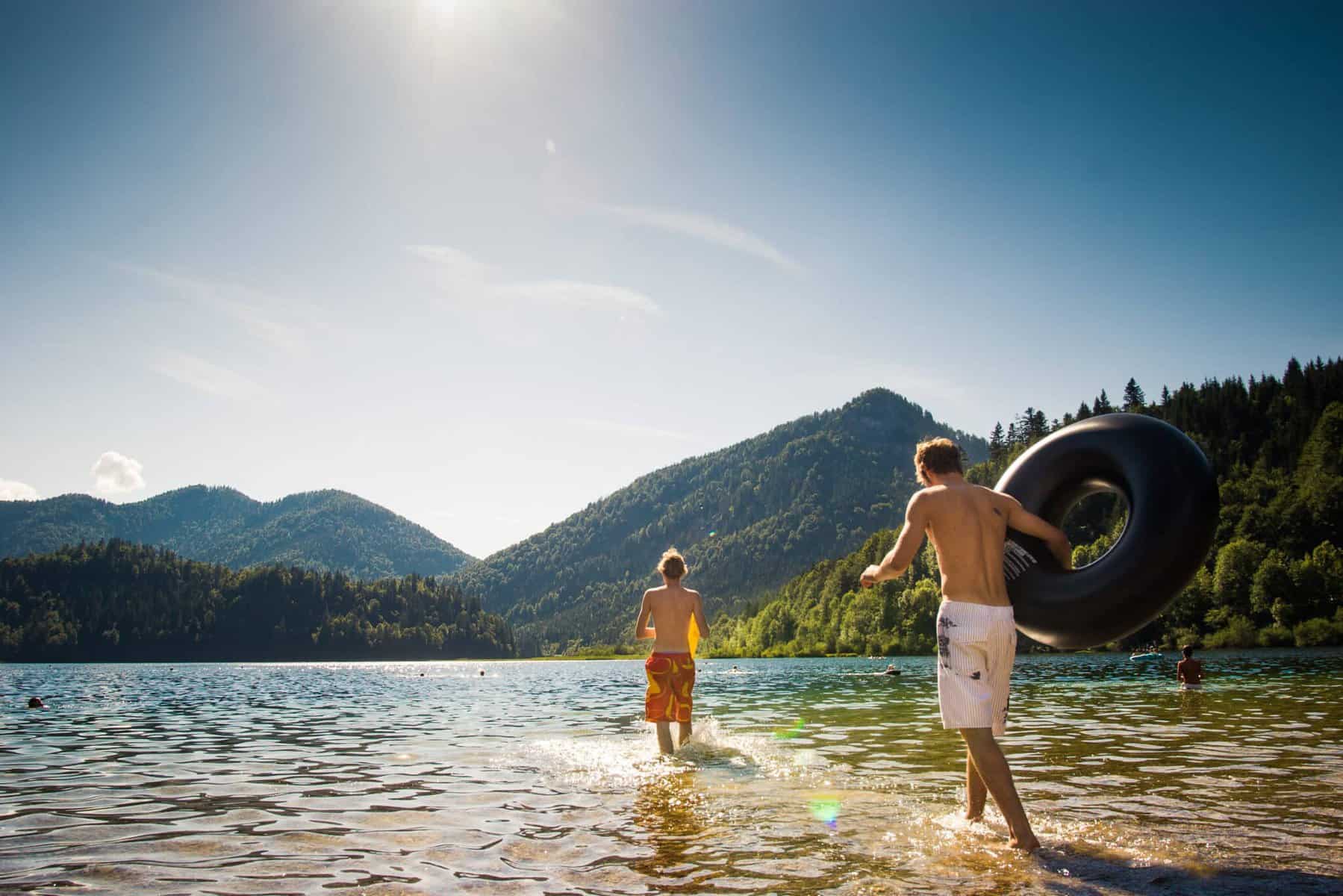 See zum schwimmen in Ruhpolding