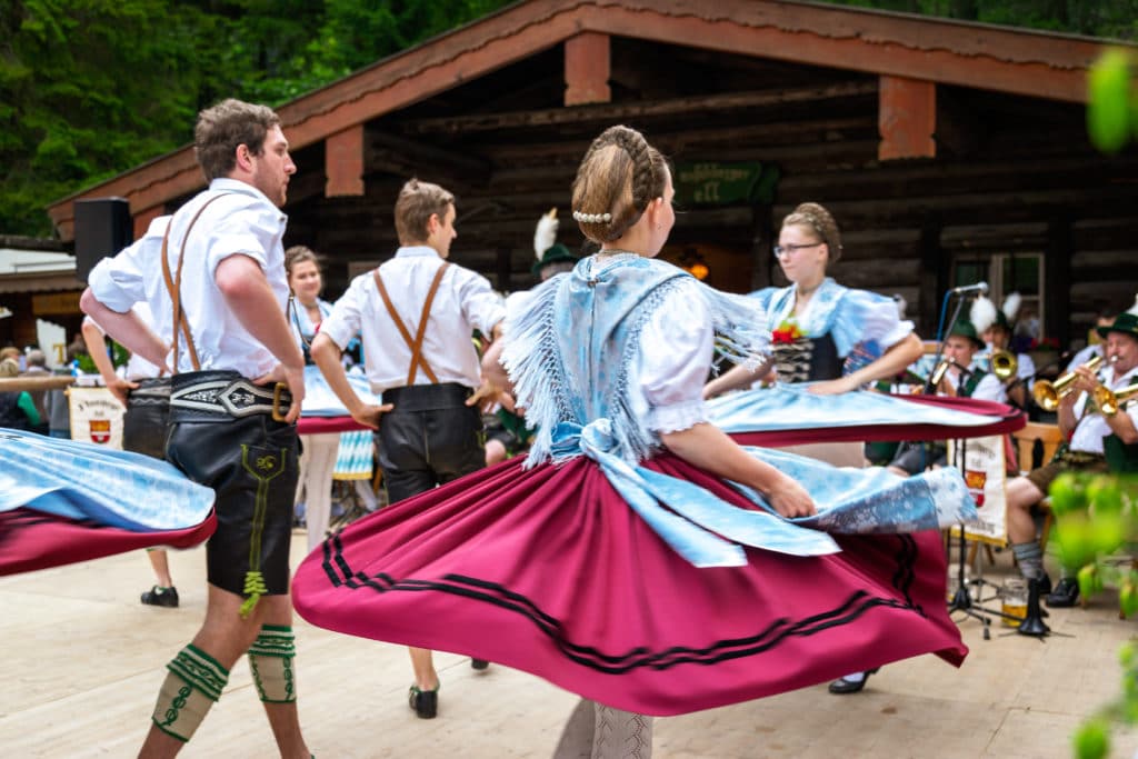 Traditioneller Tanz in Ruhpolding