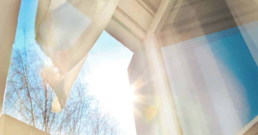 Wohnung Lüften durch Fenster