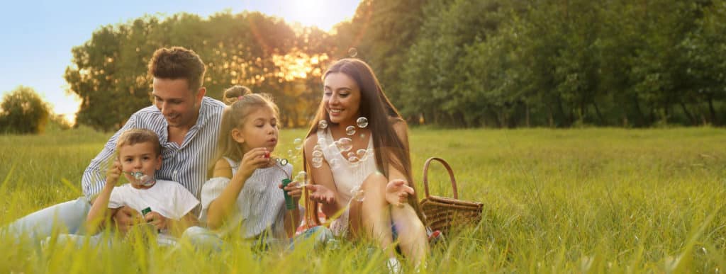 Familie Picknick Ausflug