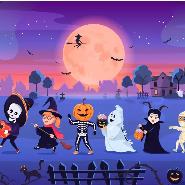 Kostenlose Halloween Ausmalbilder für kleine und große Kinder