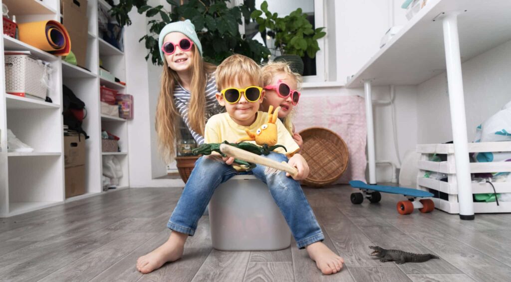 Kinder Spielideen für zu Hause
