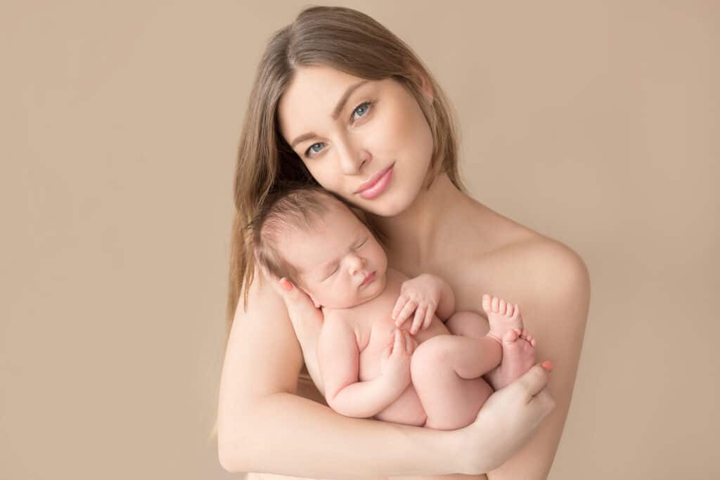 Mutter und Baby - der Kaiserschnitt