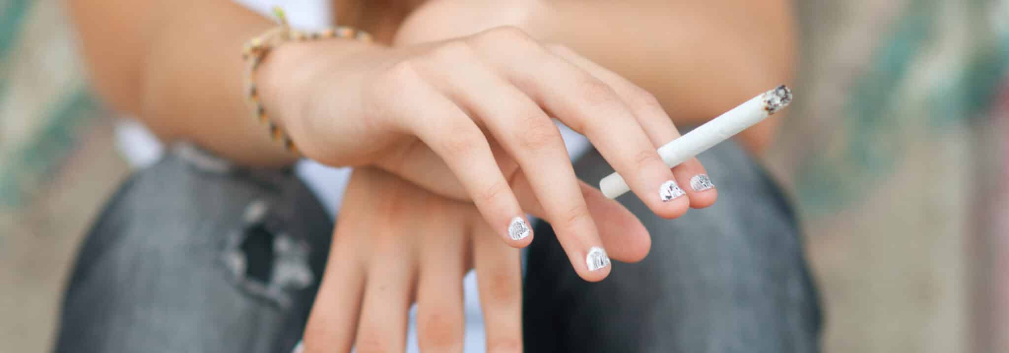 Rauchende Jugendliche