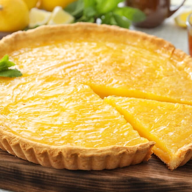 Tolles Fruchtiges Zitronen Tarte Rezept