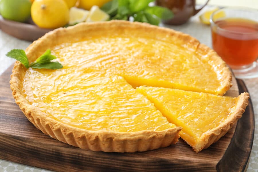 Tolles Fruchtiges Zitronen Tarte Rezept