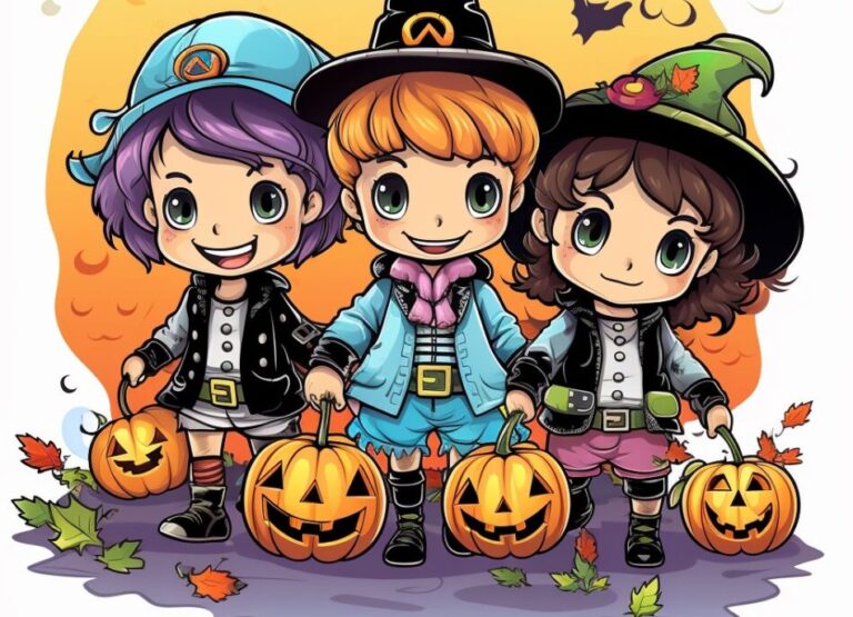 Kostenlose Halloween Ausmalbilder für kleine und große Kinder