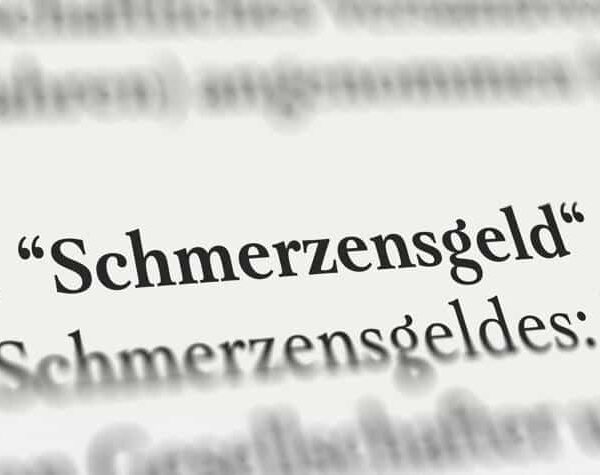 Schmerzensgeld