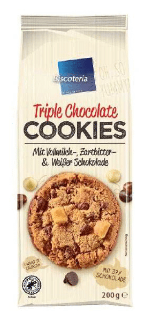 biscoteria triple chocolate cookies