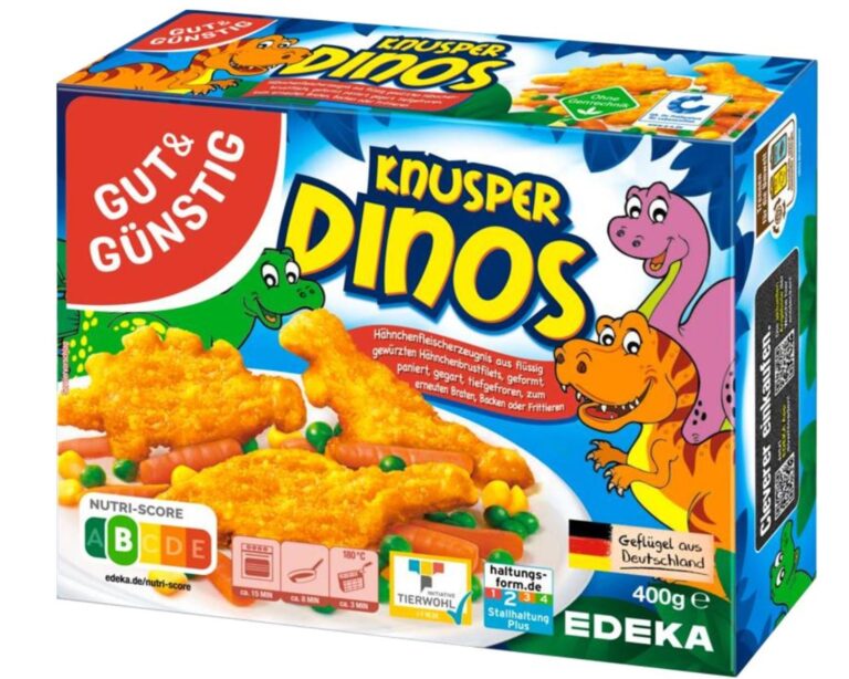 Rückruf bei EDEKA: Metallsplitter in Knusper Dinos