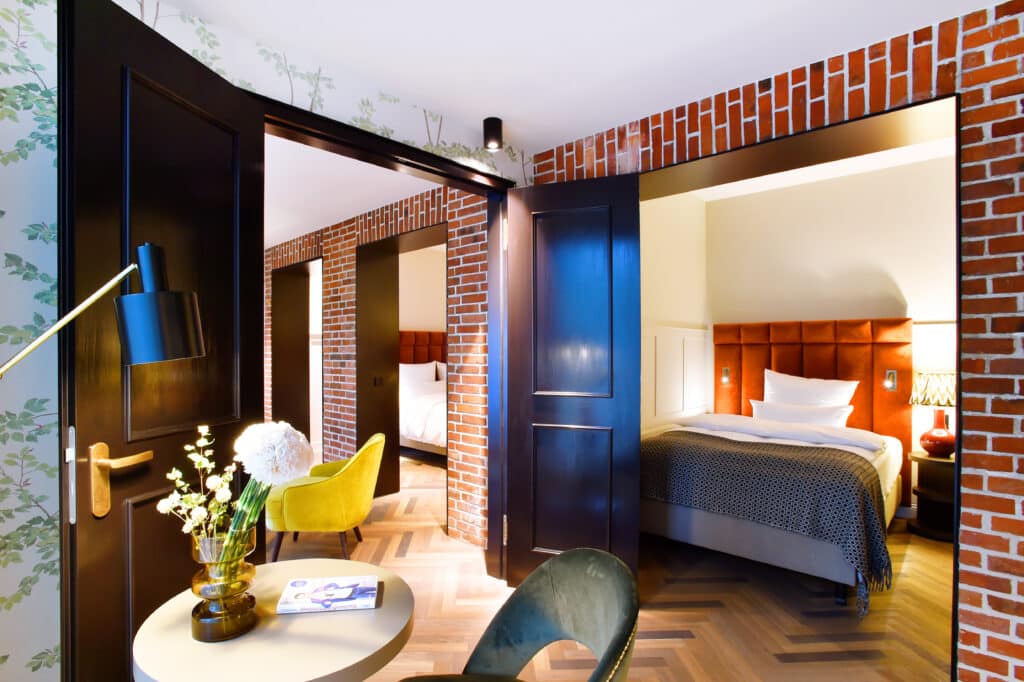 Nebenzimmer der Family Suite im Das James