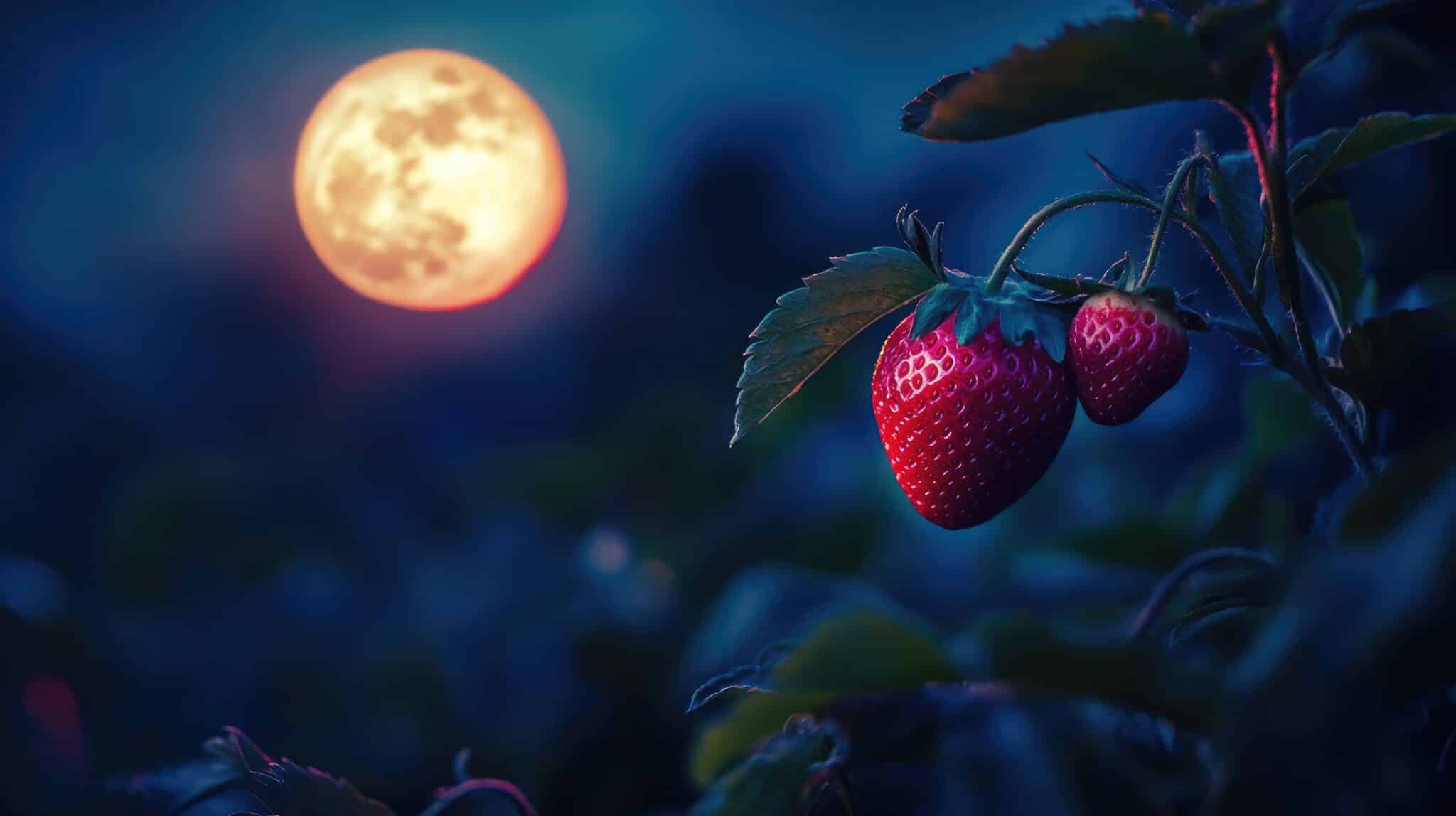Erdbeermond - Vollmond im Juni