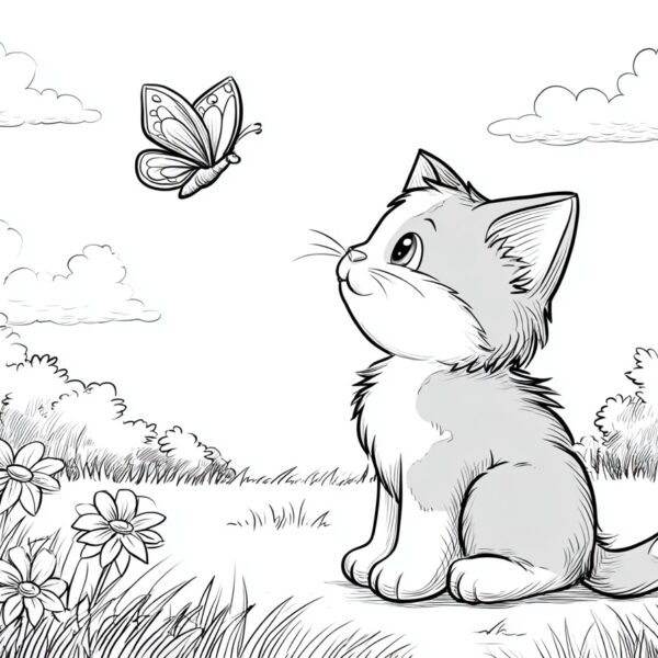 Katzen Ausmalbilder – kostenlos zum Ausdrucken