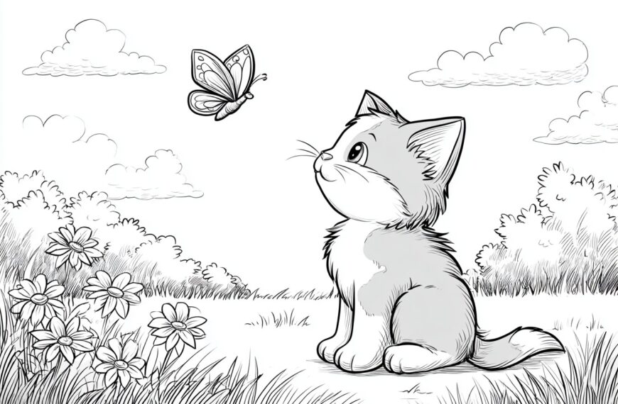 Katzen Ausmalbilder – kostenlos zum Ausdrucken