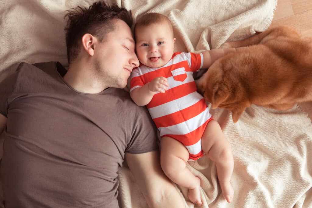 Baby 5 Monate - Förderung und Spielen