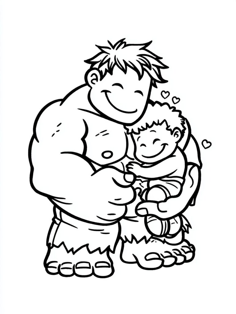 Hulk der beste Freund für Kinder