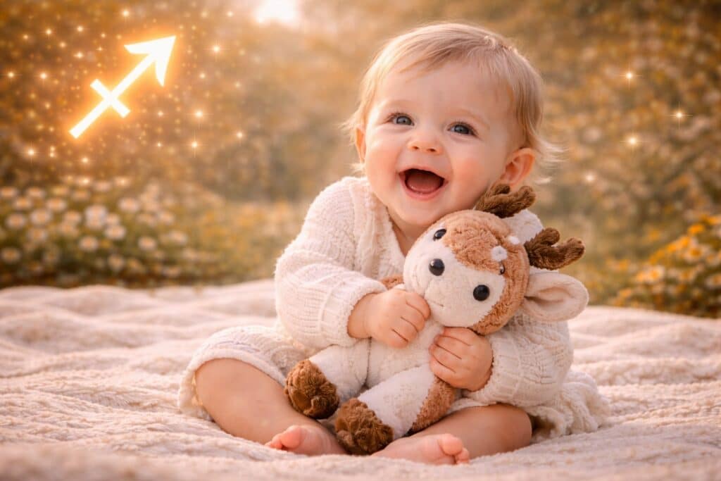 Die schönsten Babynamen für das Sternzeichen Schütze - Beitragsbild