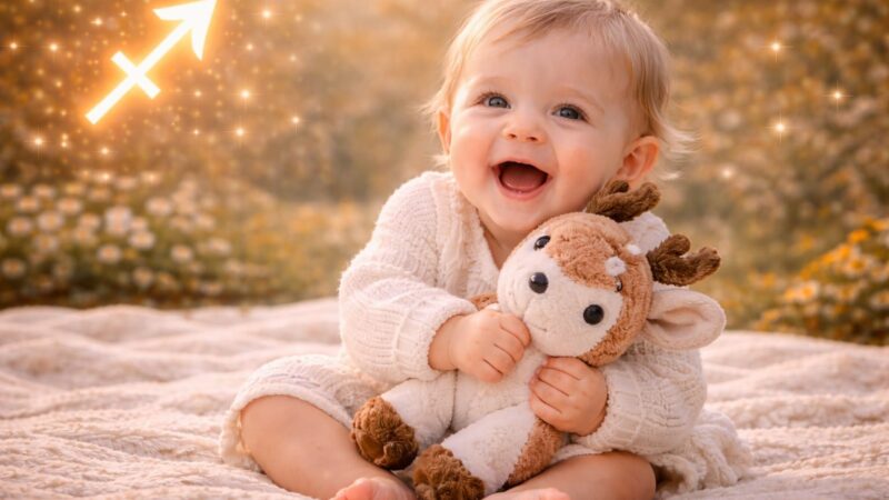 Die schönsten Babynamen für das Sternzeichen Schütze - Beitragsbild