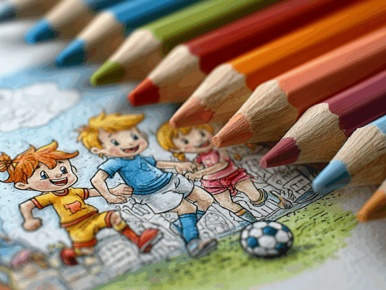 Kostenlose Fußball-Ausmalbilder zum Ausdrucken