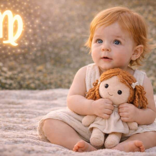 Die schönsten Babynamen für das Sternzeichen Jungfrau - Beitragsbild