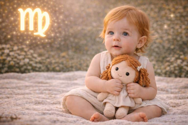 Die schönsten Babynamen für das Sternzeichen Jungfrau - Beitragsbild