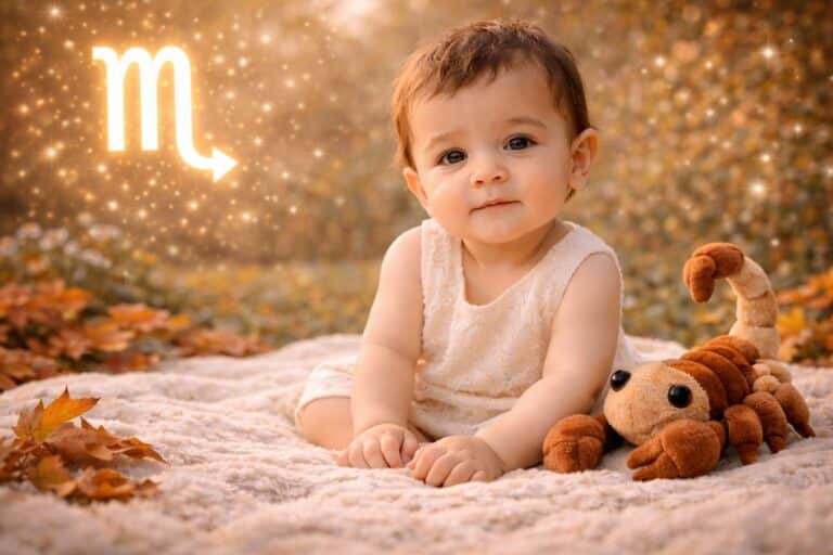 Die schönsten Babynamen für das Sternzeichen Skorpion - Beitragsbild