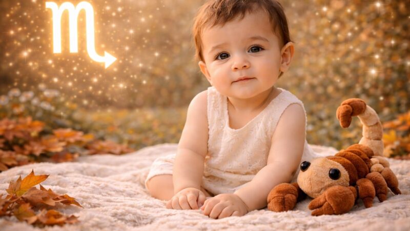 Die schönsten Babynamen für das Sternzeichen Skorpion - Beitragsbild
