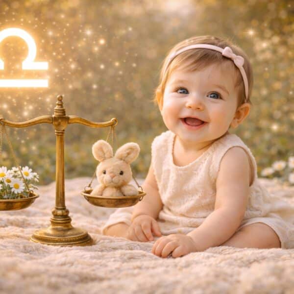 Die schönsten Babynamen für das Sternzeichen Waage Beitragsbild