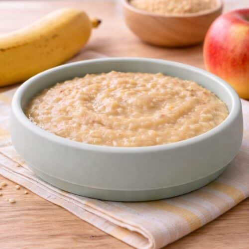 Apfel-Banane-Hirse-Brei Rezept