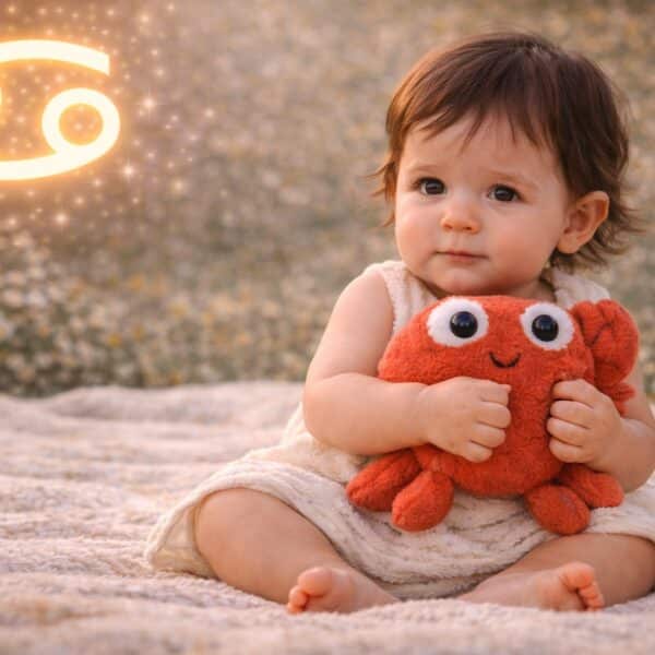 Die schönsten Babynamen für das Sternzeichen Krebs - Beitragsbild