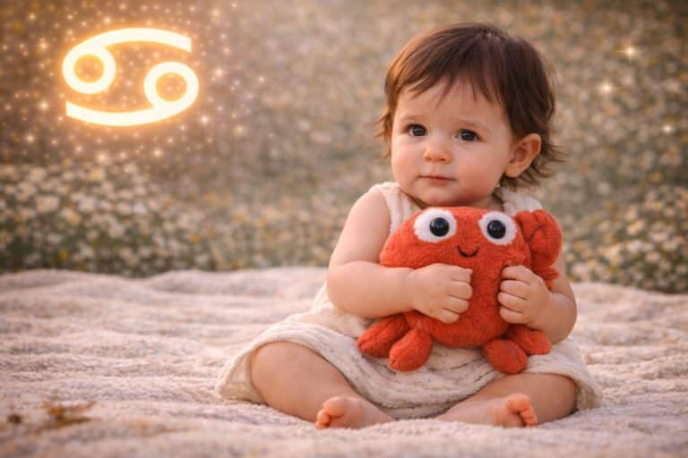 Die schönsten Babynamen für das Sternzeichen Krebs - Beitragsbild