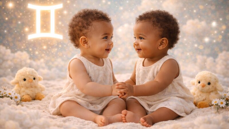 Die schönsten Babynamen für das Sternzeichen Zwillinge - Beitragsbild