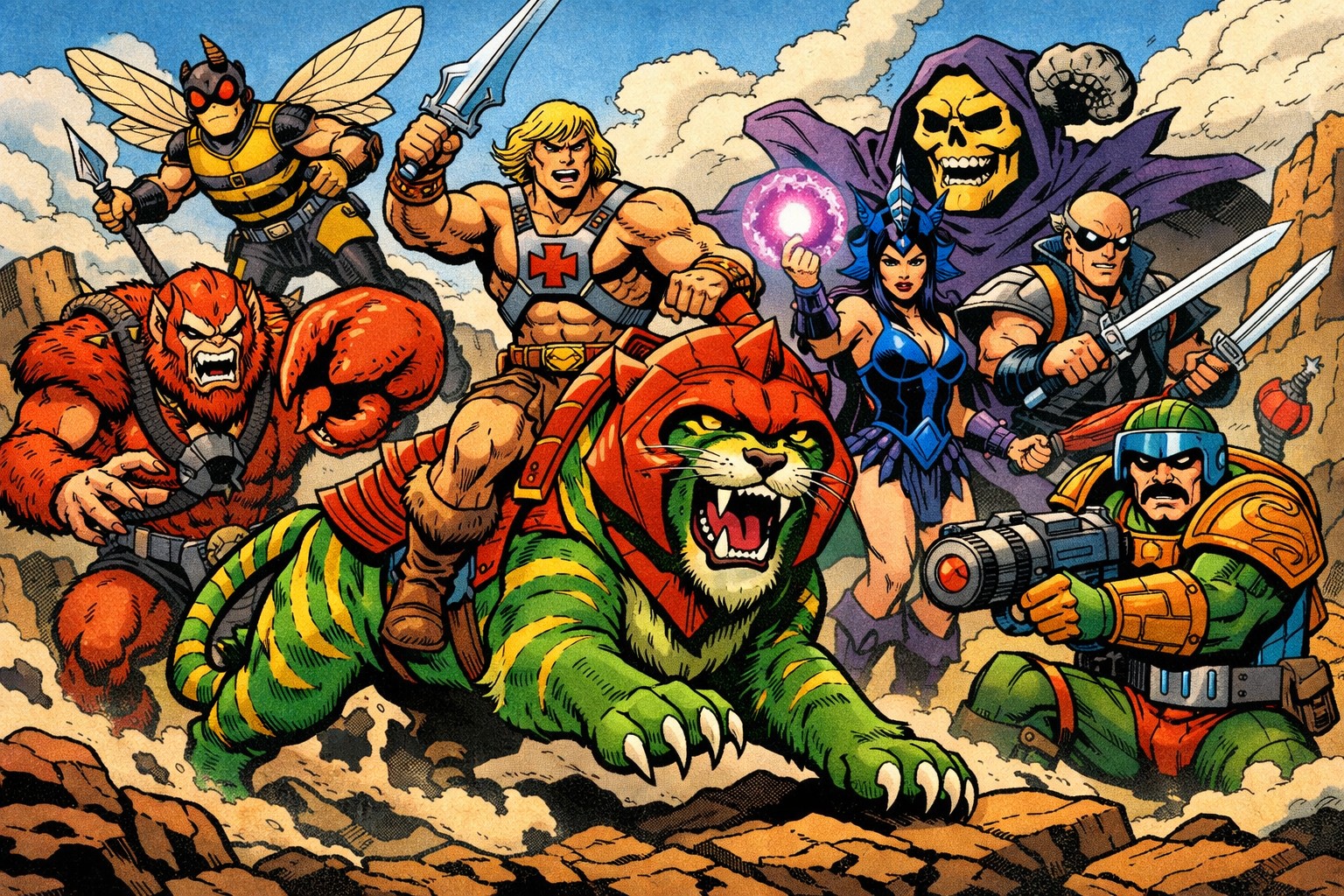 He-Man Ausmalbilder - Masters of the Universe MOTU