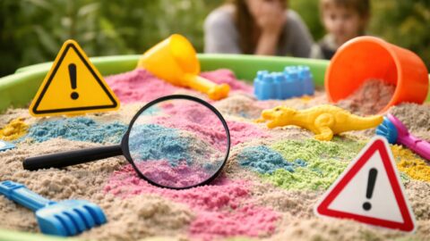 Diverse Spielsand Rückrufe wegen Asbest-Gefahr