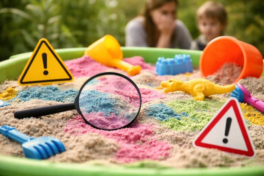 Asbest in Spielsand & sandgefülltem Spielzeug: Rückrufe & Tipps für Eltern