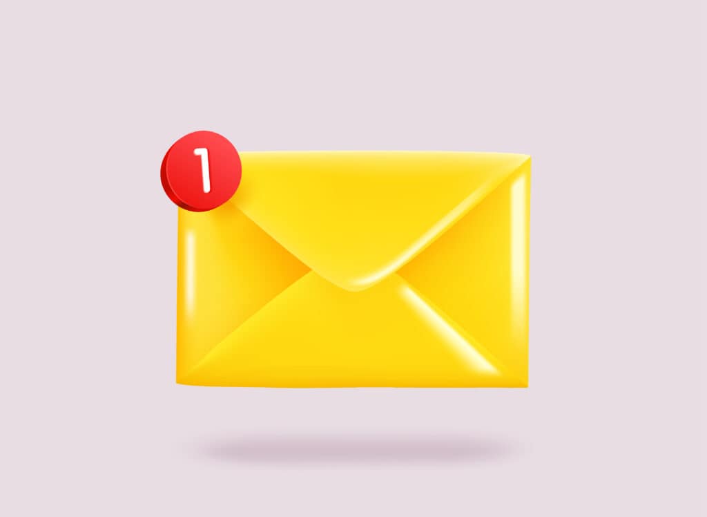 Sie haben Post - Emaileingangs-Icon