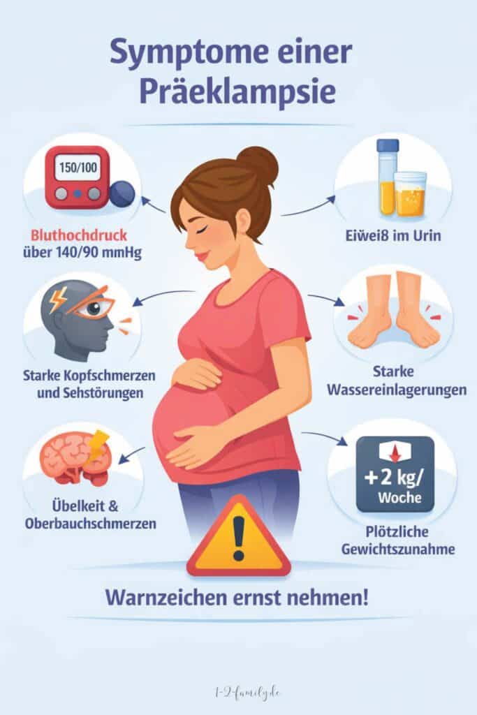 Symptome einer Präeklampsie verstehen