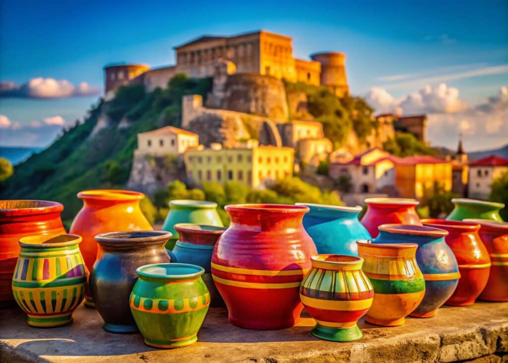 Ostern Korfu Tontopfwerfen