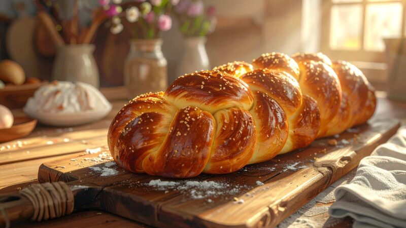 Osterzopf Rezept - schnell und leicht nachzubacken