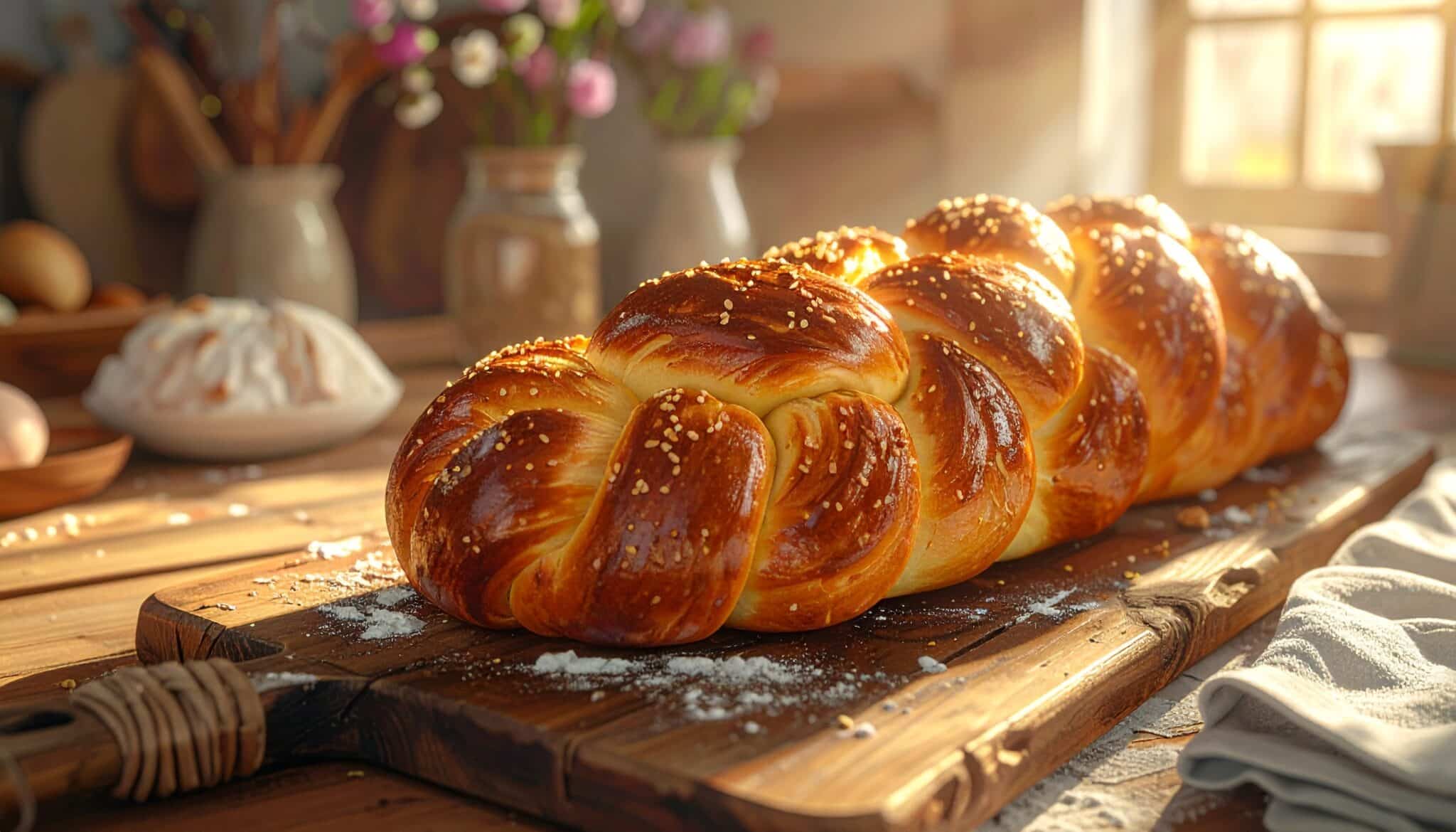 Osterzopf: Einfaches Rezept für einen fluffigen Hefezopf