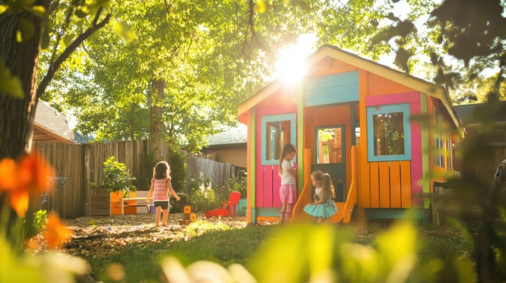 Spielhäuser und Spielgeräte im Garten Kindersicherheit