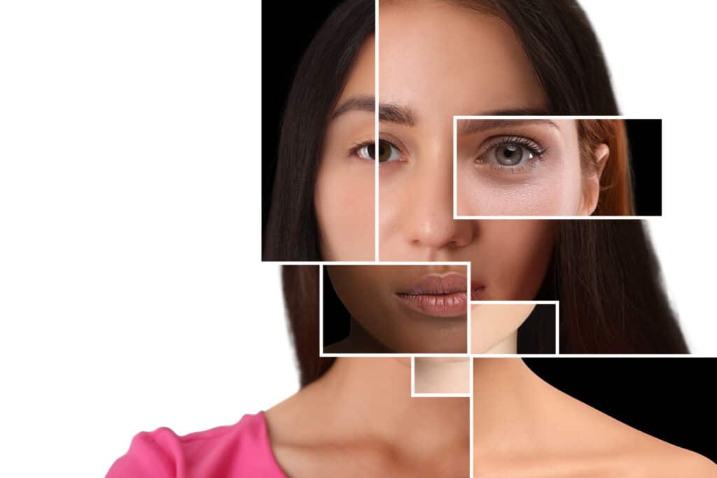 Fotomontage - Einfügen eines Gesichts