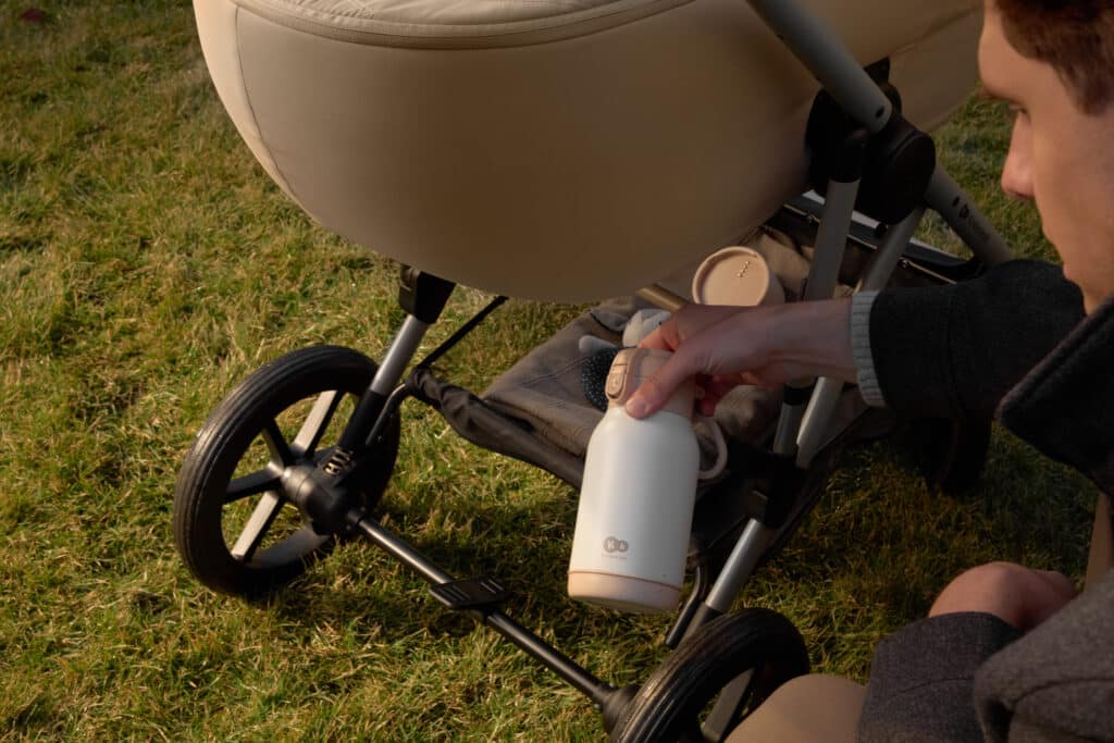 mobiler Flaschenwärmer für Babymilch