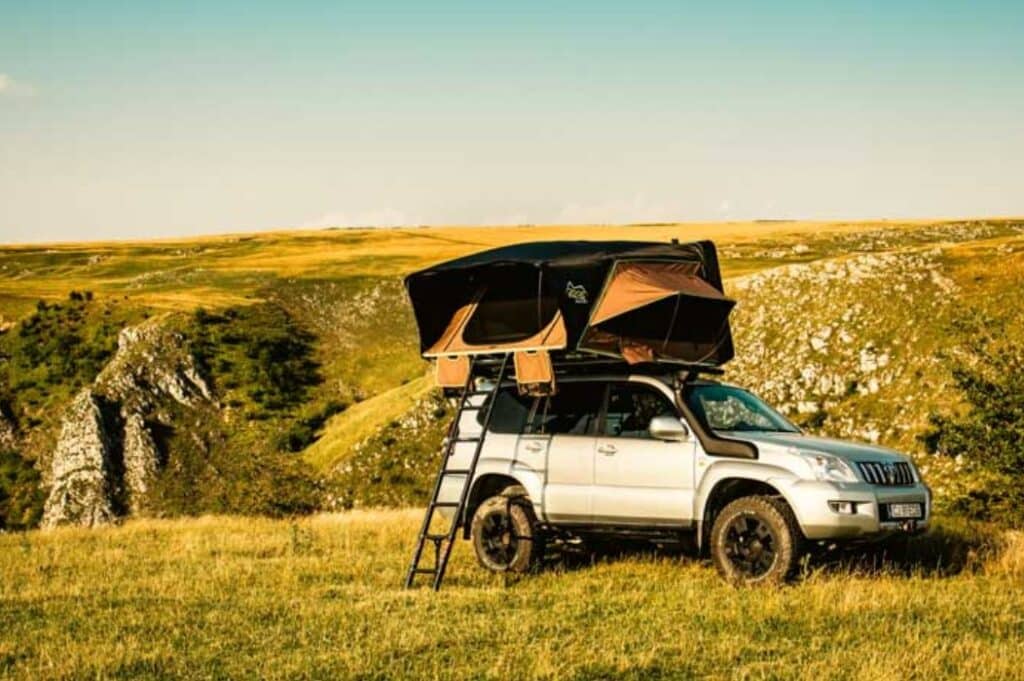 Dachzelt für PKW Camping