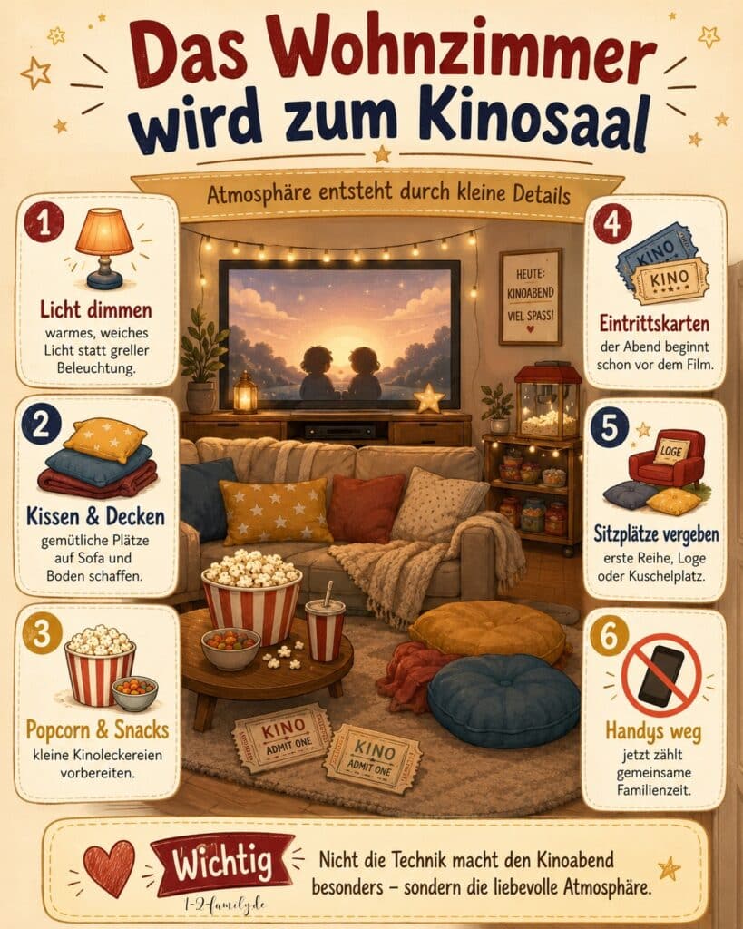 Das Wohnzimmer wird zum Kino