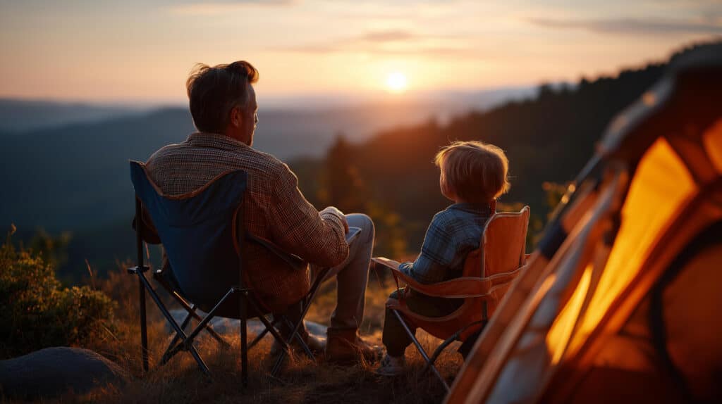 Entspannte Abende mit Kindern beim Campen
